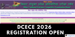 DCECE 2026 Registration Begins @bceceboard.bihar.gov.in; Apply Till April 21